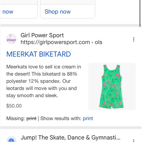 Biketard for gymnastics by Girl Power Sports - Picture 2 of 4